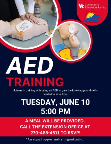 AED Training Flyer