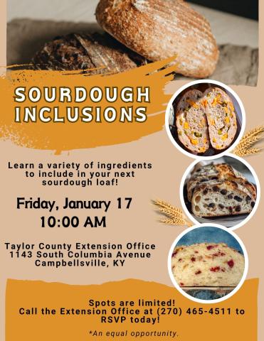 Jan 2025 Sourdough Inclusions Flyer